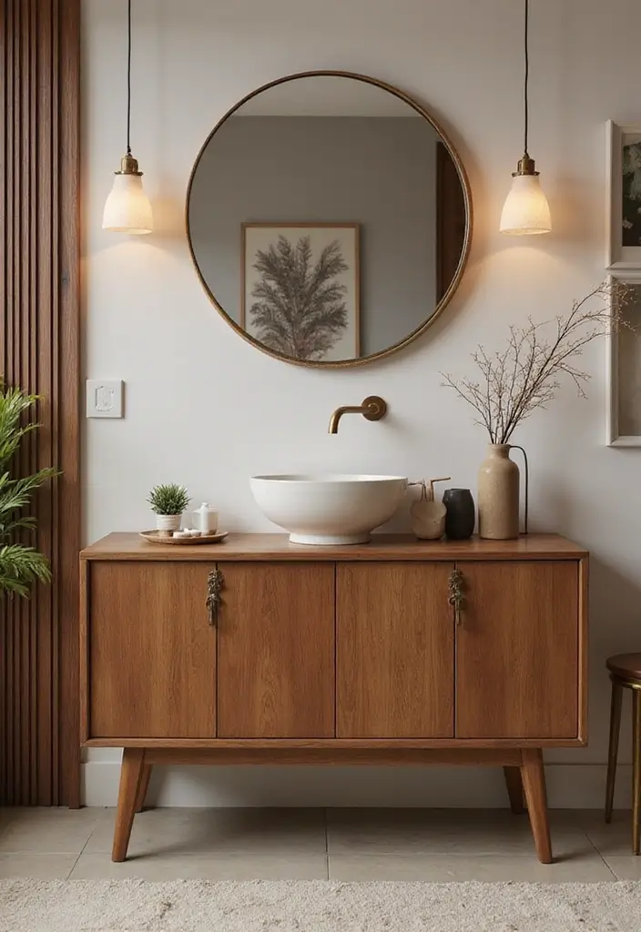 28 Wash Basin Ideas in Living Room Indian Homes That Blend Function and Design - 20. Chic Vessel Basin