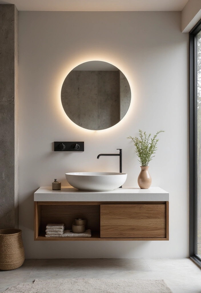 28 Wash Basin Ideas in Living Room Indian Homes That Blend Function and Design - 26. Smart Wash Basin with Hidden Storage