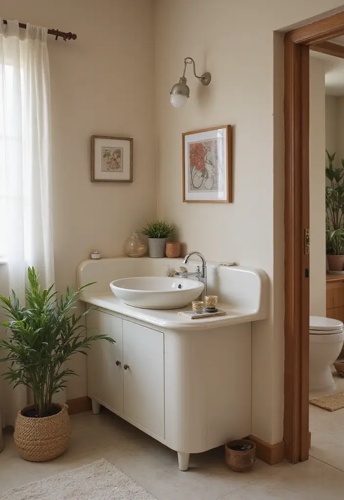 28 Wash Basin Ideas in Living Room Indian Homes That Blend Function and Design - 6. Space-Saving Corner Basin