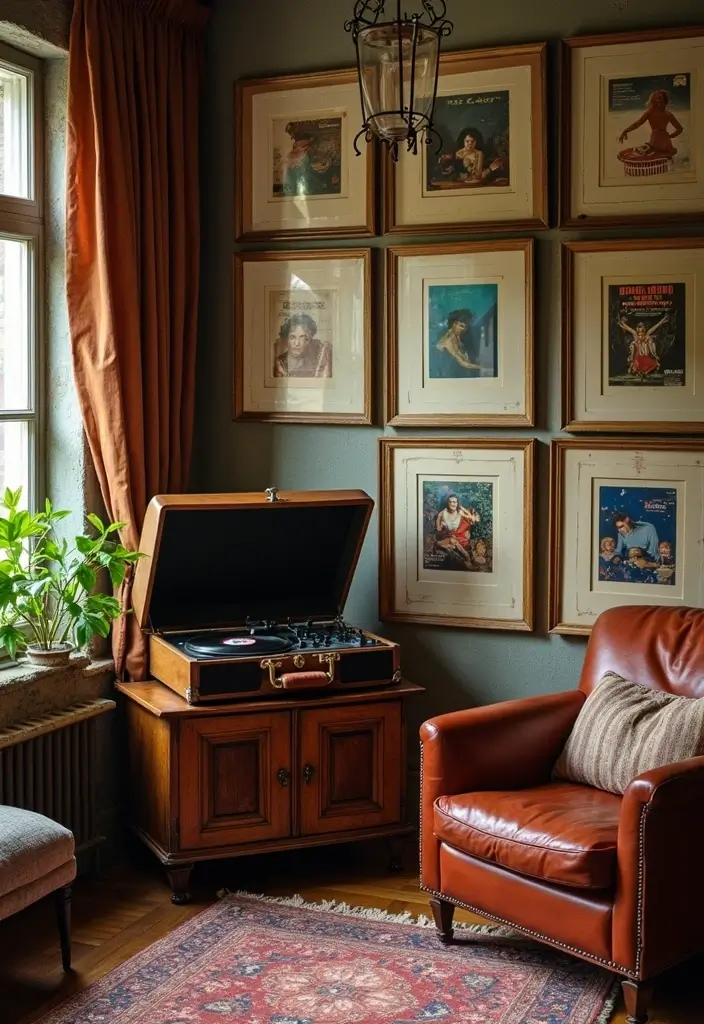 29 Animal Crossing Living Room Ideas That Feel Cute and Cozy - 18. Nostalgic Music Corner