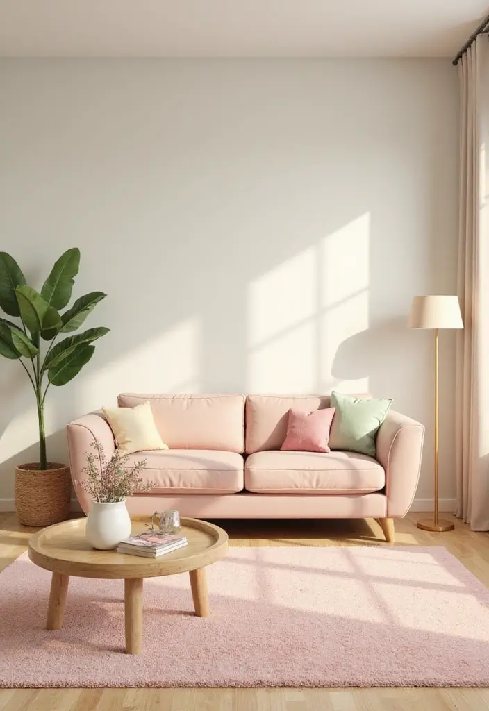 29 Animal Crossing Living Room Ideas That Feel Cute and Cozy - 21. Soft Color Palettes
