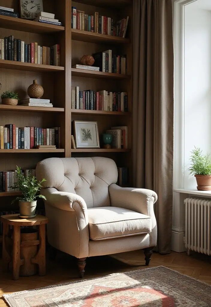 29 Animal Crossing Living Room Ideas That Feel Cute and Cozy - 9. Cozy Reading Corner