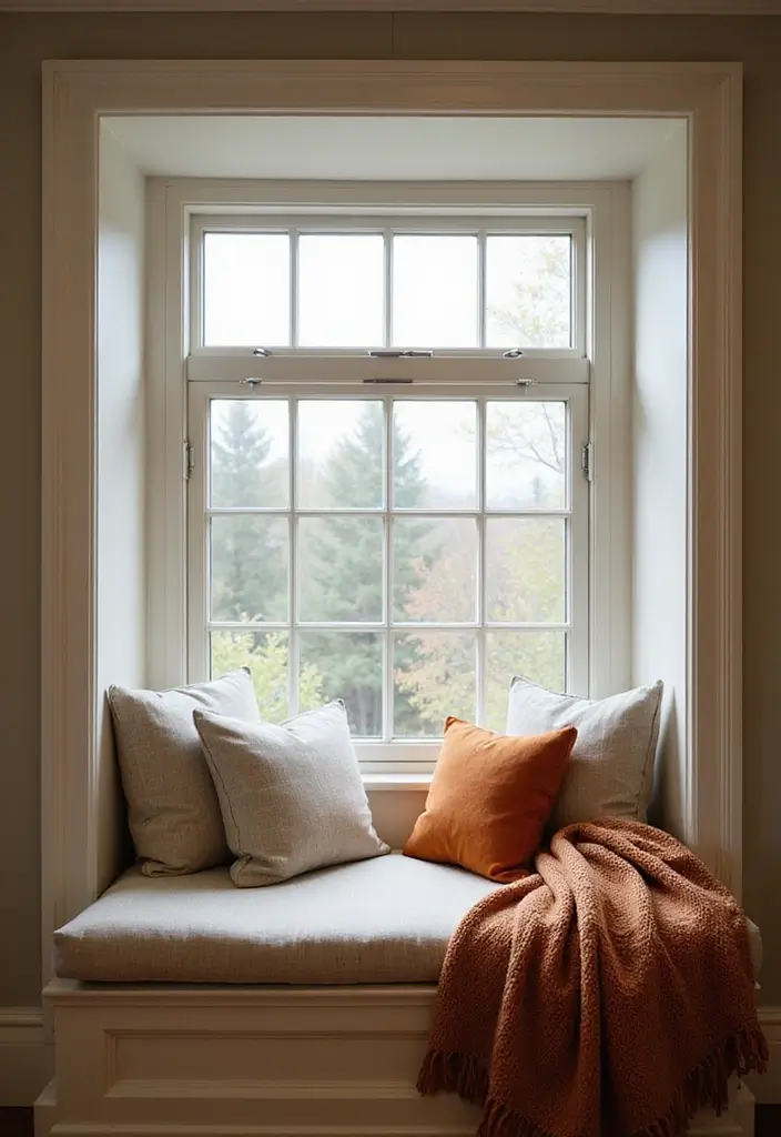 29 Chill Living Room Ideas That Feel Relaxed and Inviting - 23. Cozy Window Seats