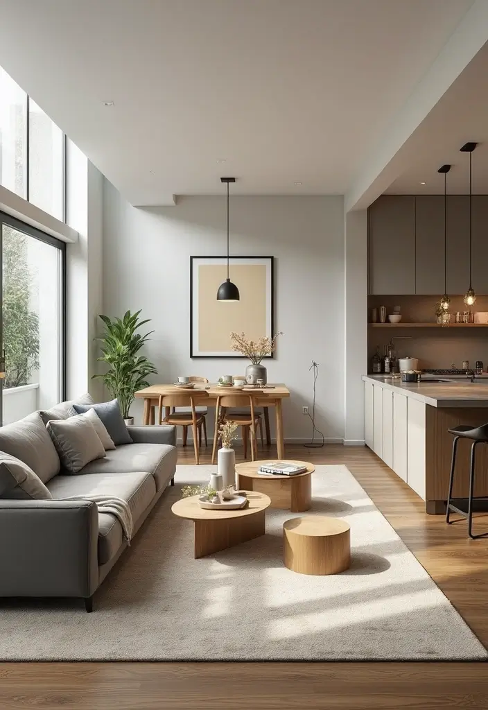 29 Home Decor Ideas Living Room and Kitchen That Tie Spaces Together - 27. Choose Quality Over Quantity