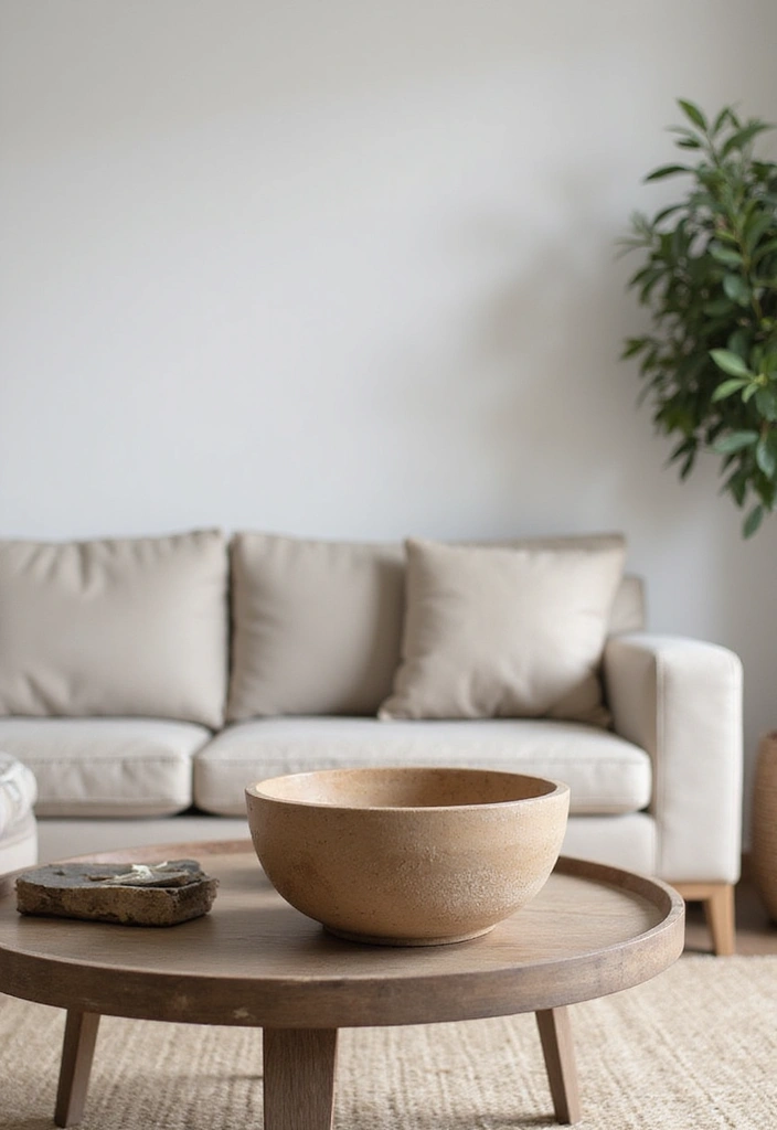 29 Living Room Objects Decor Ideas That Feel Minimal and Functional - 15. Minimalistic Decorative Bowls