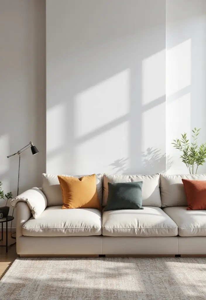 29 Living Room Objects Decor Ideas That Feel Minimal and Functional - 2. Modular Sofa Set