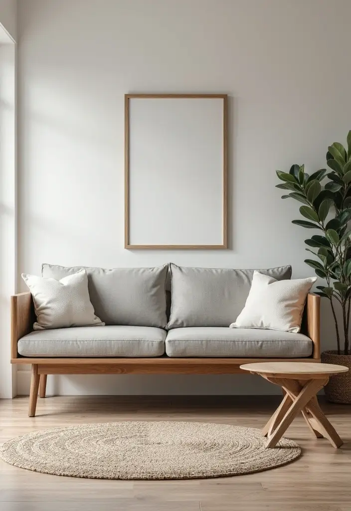 29 Living Room Objects Decor Ideas That Feel Minimal and Functional - 27. Multi-Functional Bench