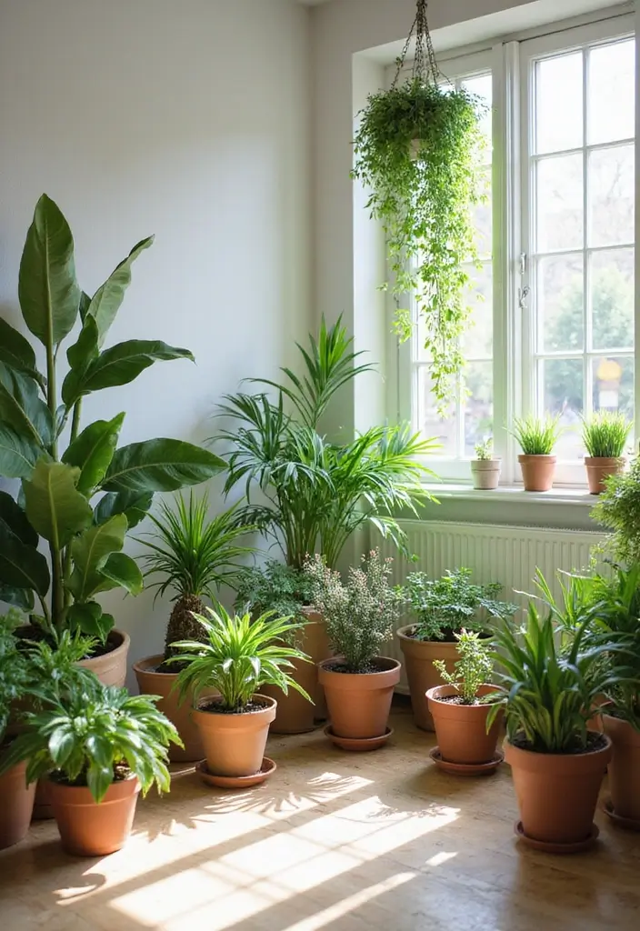 29 Living Room Objects Decor Ideas That Feel Minimal and Functional - 6. Potted Plants