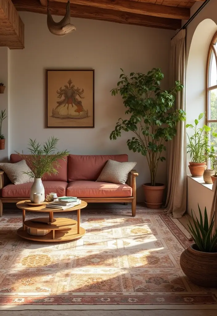 29 Living Room Tiles Design Ideas That Add Texture and Style - 12. Artisanal Handmade Tiles