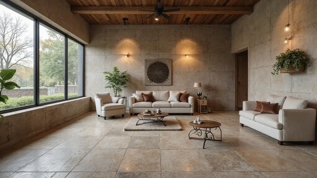 29 Living Room Tiles Design Ideas That Add Texture and Style
