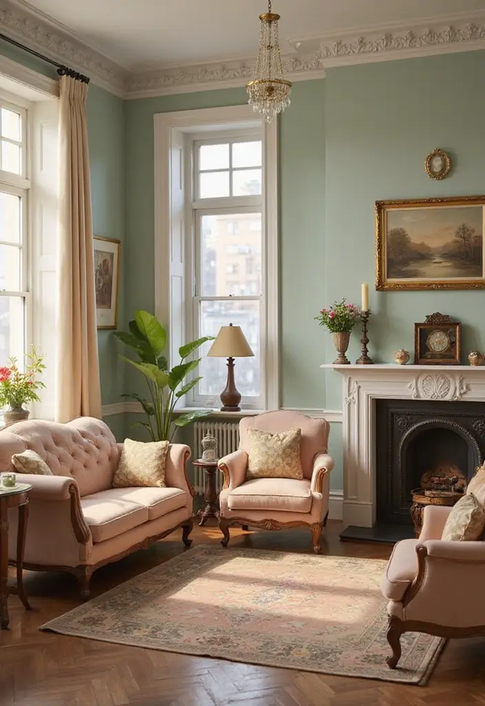 29 Sims 4 Room Ideas Living Room That Feel Realistic and Creative - 11. Elegant Vintage