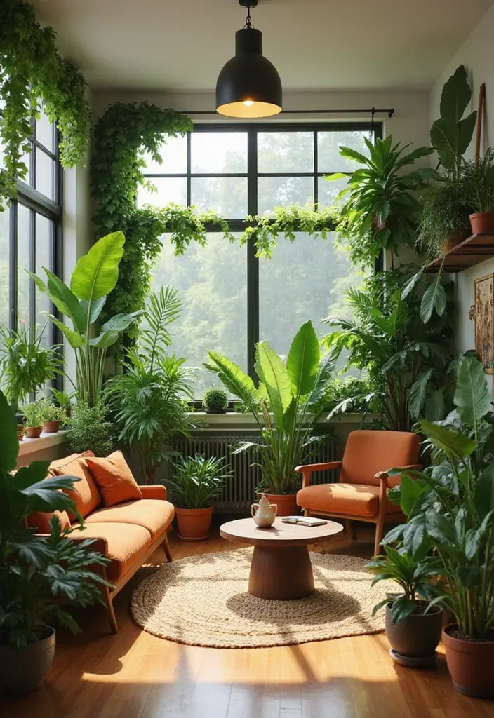 29 Sims 4 Room Ideas Living Room That Feel Realistic and Creative - 12. Urban Jungle