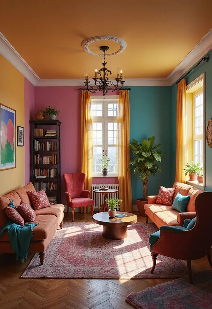 29 Sims 4 Room Ideas Living Room That Feel Realistic and Creative - 22. Eccentric Eclectic