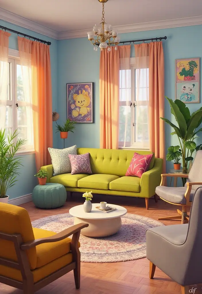 29 Sims 4 Room Ideas Living Room That Feel Realistic and Creative - 24. Freestyle Fun