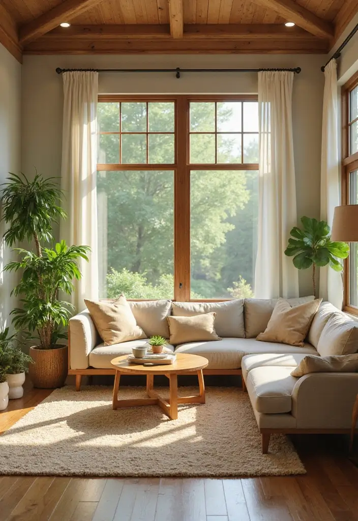 29 Sims 4 Room Ideas Living Room That Feel Realistic and Creative - 25. Nature-inspired Design