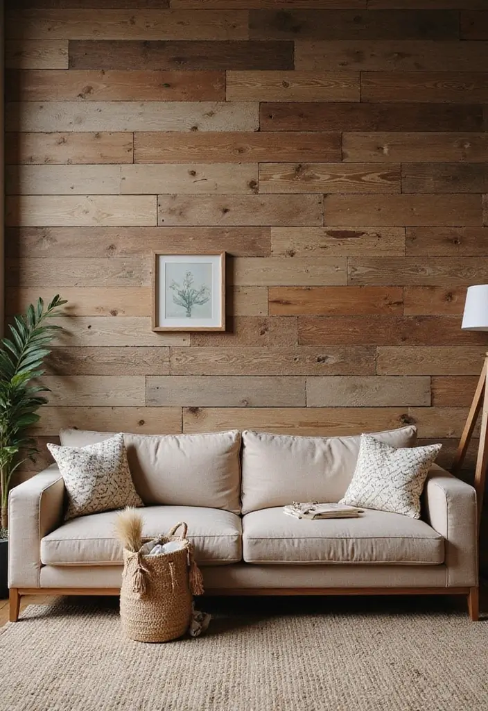 29 Small Living Room Wall Decor Ideas That Add Visual Interest - 10. Textured Wall Panels