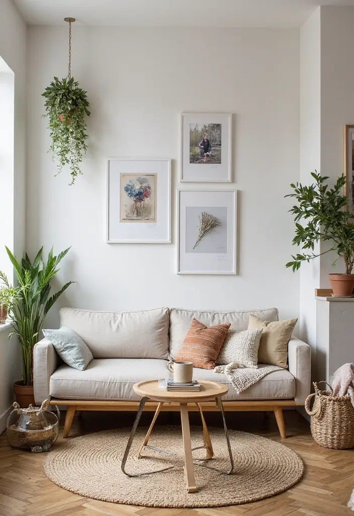 29 Small Living Room Wall Decor Ideas That Add Visual Interest - 29. Personalized Canvas Prints