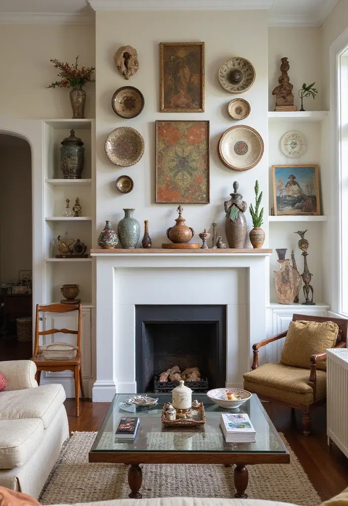 29 Y2K Living Room Aesthetic Ideas That Feel Fun and Nostalgic - 20. Artful Accessories