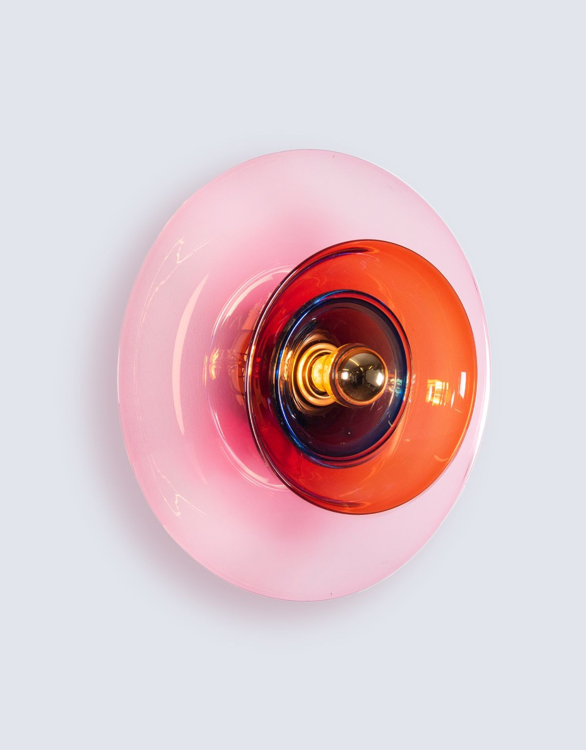 14 Bathroom Sconce Ideas For Double Vanity Lighting - 10. Bright and Bold Colors 1