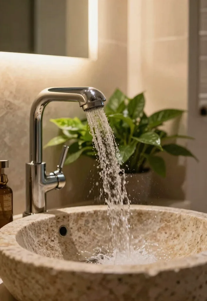 14 Bathroom Tap Ideas For A Stylish Upgrade - 6. Eco-Friendly Waterfall Taps 1