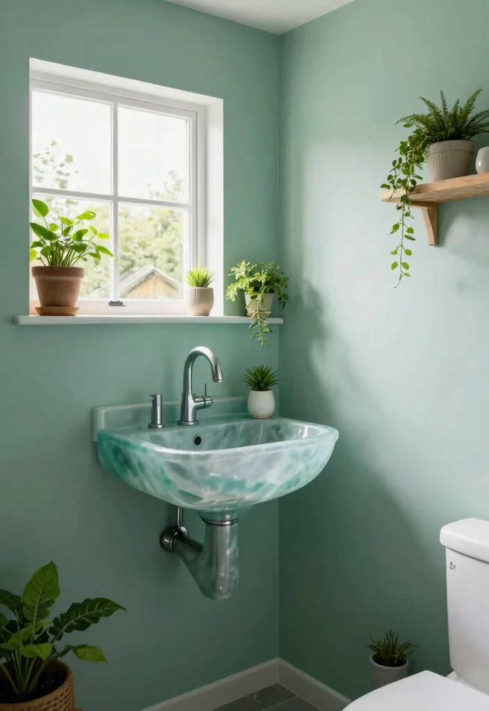 14 Cheap Basement Bathroom Ideas That Still Look Good - 10. Go Green with Eco-Friendly Options 1