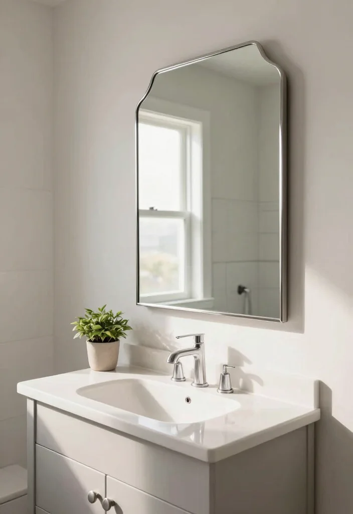 14 Cheap Basement Bathroom Ideas That Still Look Good - 12. Add Mirrors for Light and Space 1
