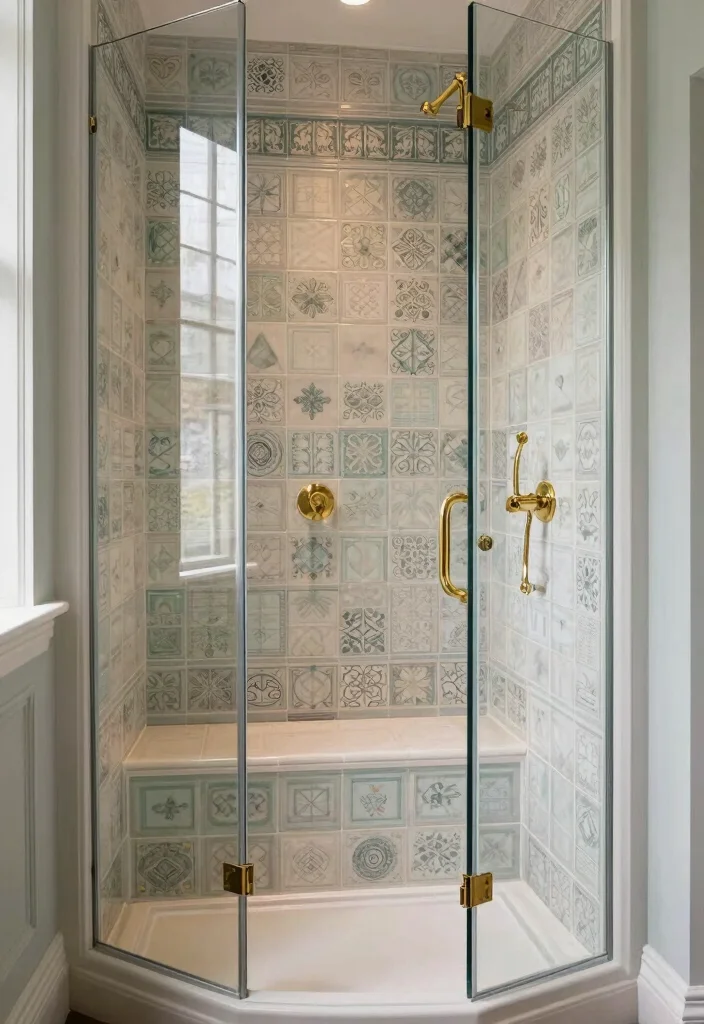 14 Edwardian Bathroom Ideas With Timeless Character - 11. Luxurious Shower Nooks 1