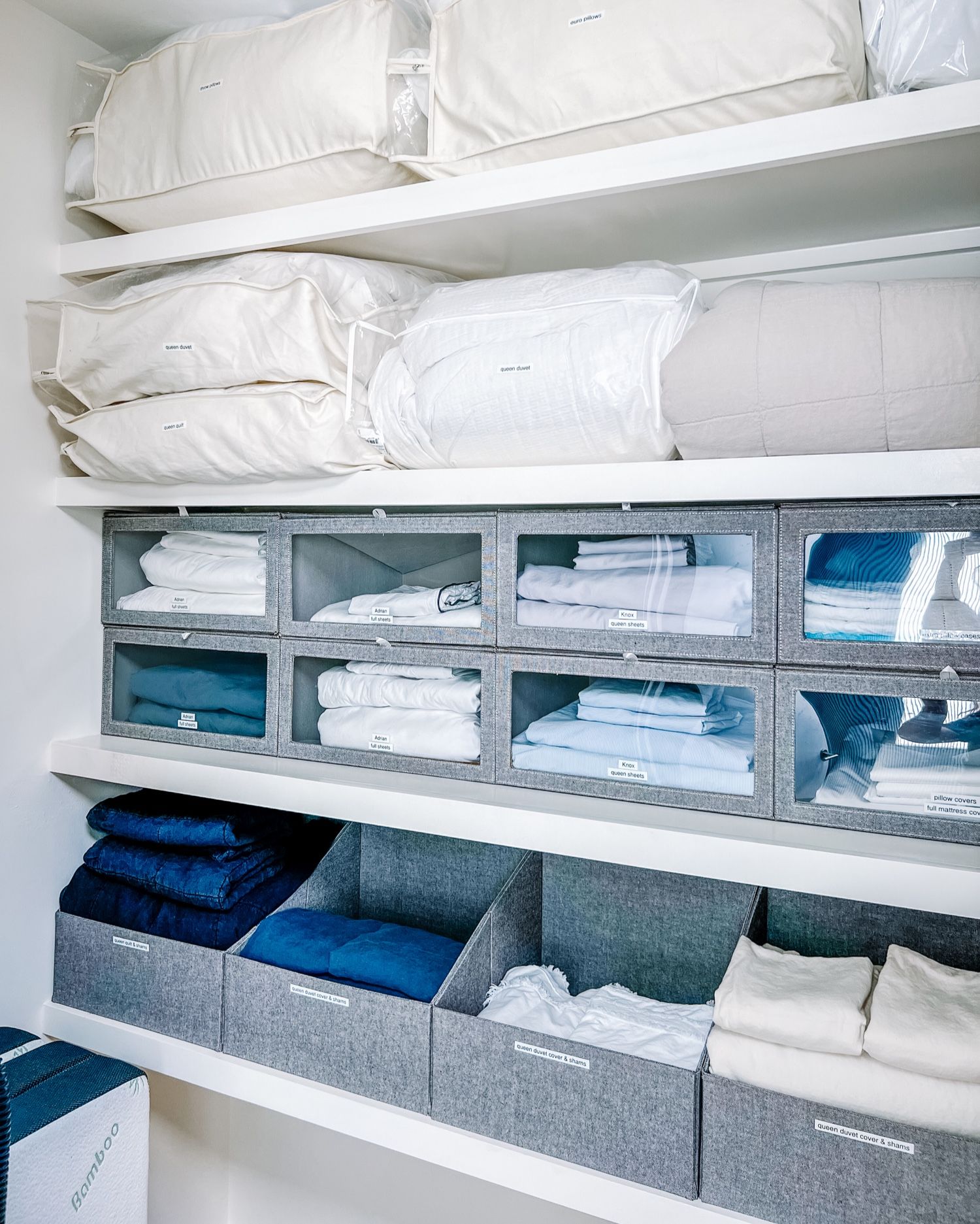 14 Linen Closet Ideas Inside The Bathroom - 4. Rotate Seasonal Linens 1