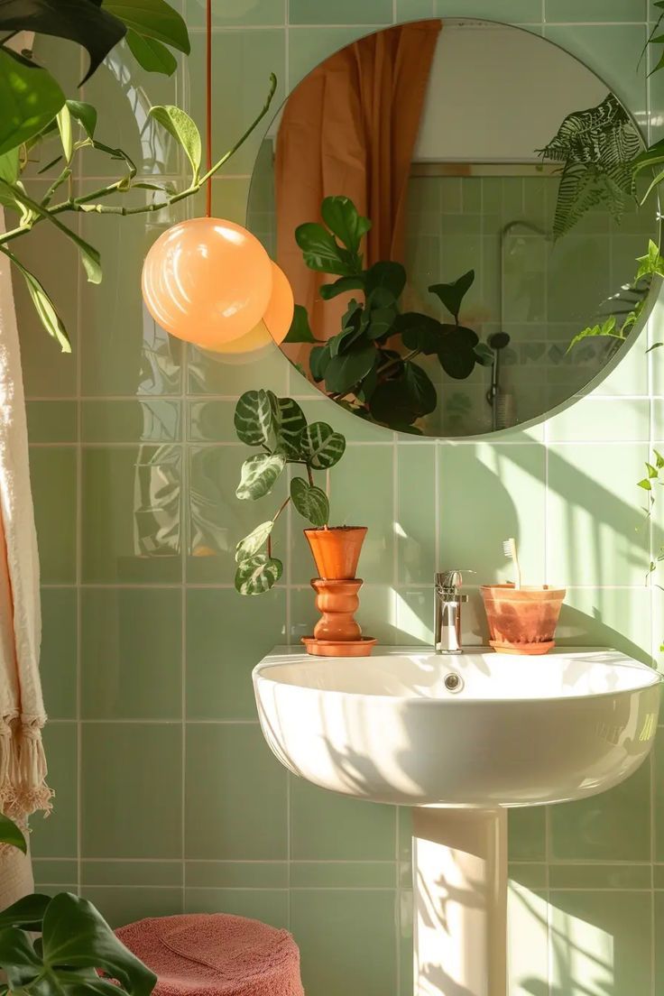 14 Mini Bathroom Ideas That Maximize Every Inch - 10. Clever Use of Color 1