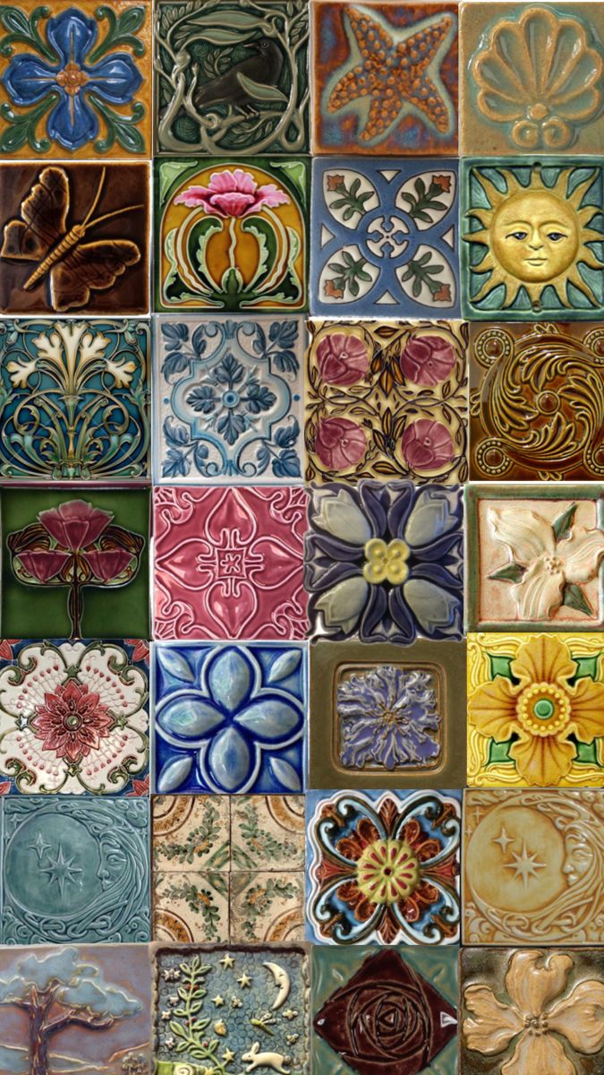 14 Small Hexagon Tile Bathroom Floor Ideas For Detail Lovers - 6. Vintage Floral Patterns 1