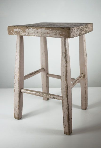 15 Bathroom Vanity Chair Ideas For Stylish Getting Ready - 3. Vintage Inspired Stool 1