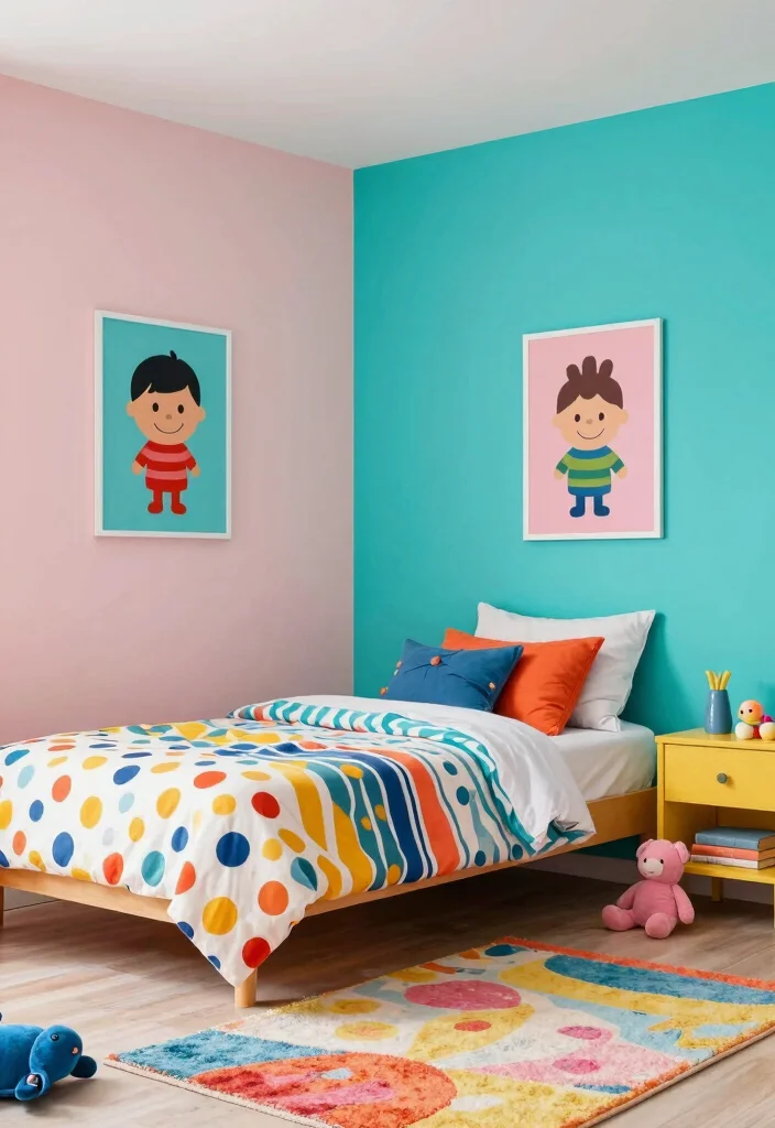 15 Bedroom Ideas Toca Boca Cute Playful Aesthetic - 1. Bright and Bold Color Palettes 1