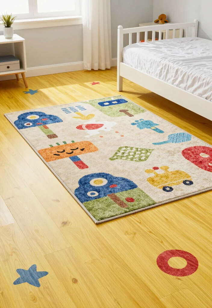 15 Bedroom Ideas Toca Boca Cute Playful Aesthetic - 10. Fun Flooring Options 1