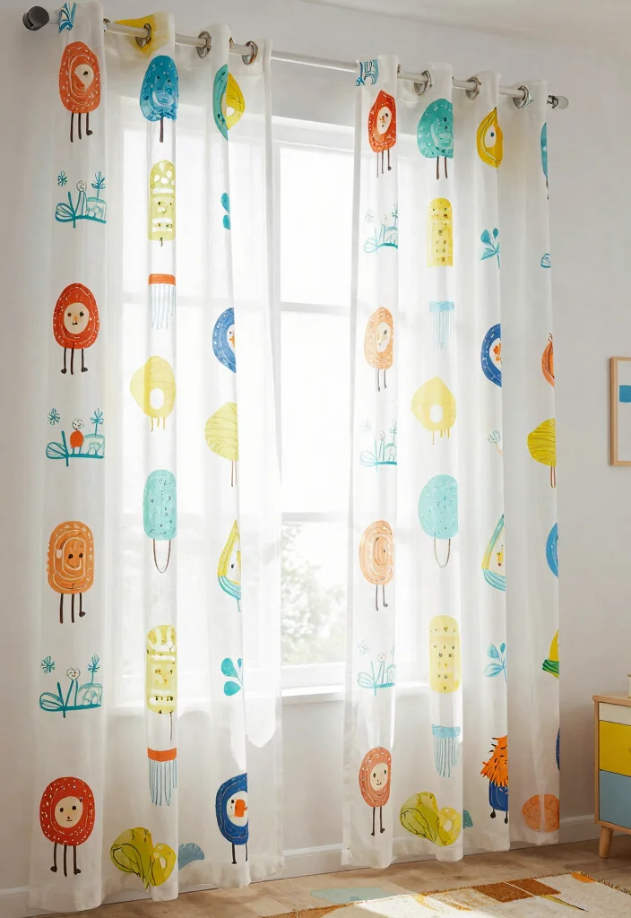 15 Bedroom Ideas Toca Boca Cute Playful Aesthetic - 11. Playful Curtains 1