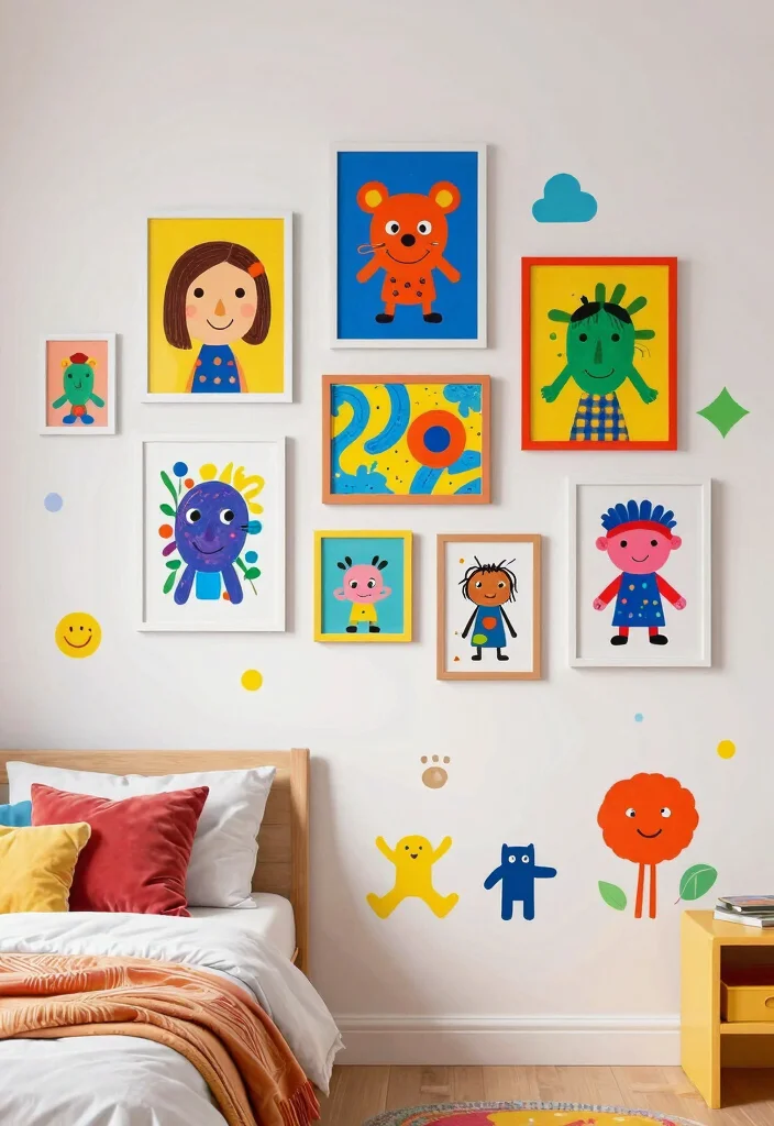 15 Bedroom Ideas Toca Boca Cute Playful Aesthetic - 3. Playful Wall Art 1