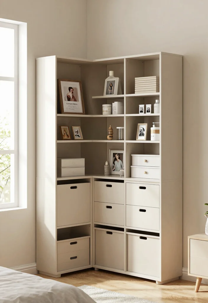 15 Cabinet Design Ideas for Bedroom Modern Smart Storage - 5. Modular Storage Systems 1