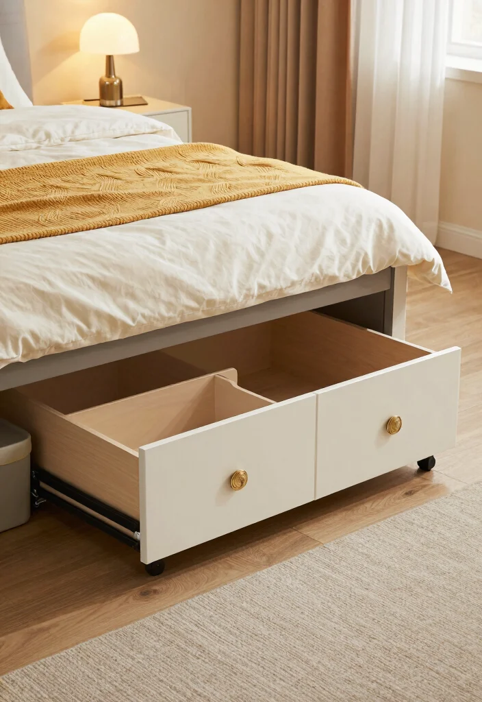 15 Cabinet Design Ideas for Bedroom Modern Smart Storage - 6. Under-Bed Storage Cabinets 1