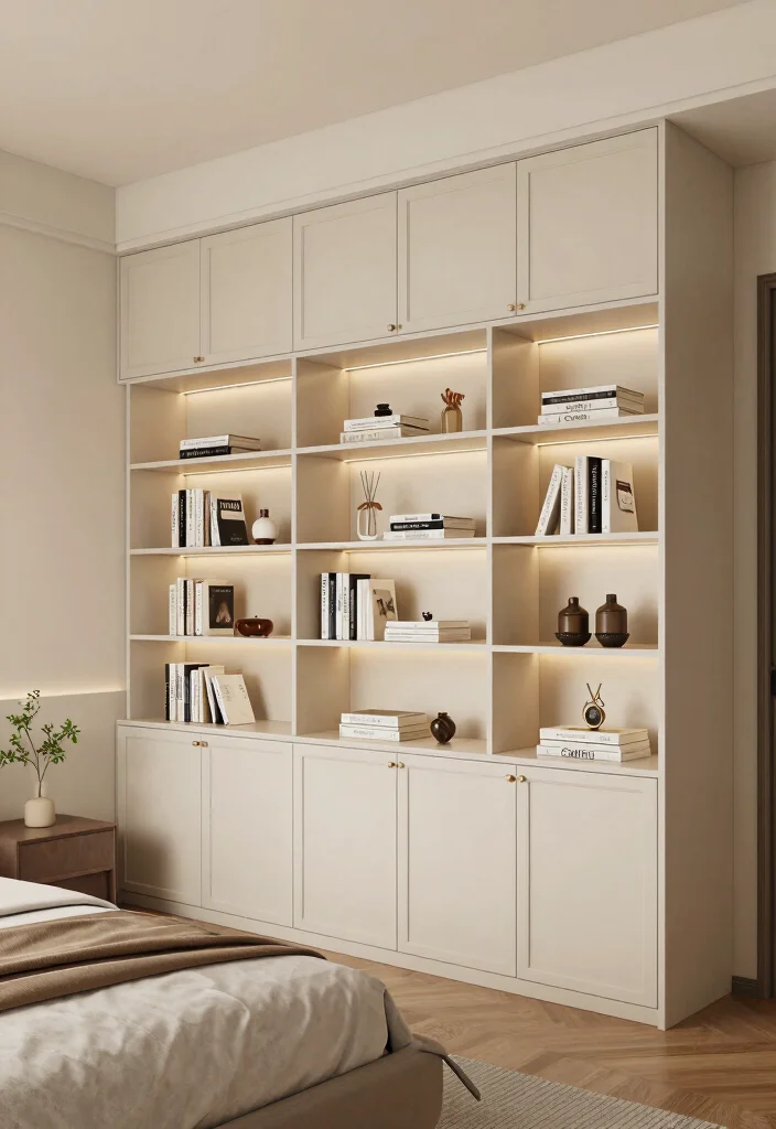 15 Cabinet Design Ideas for Bedroom Modern Smart Storage - 7. Customized Built-In Cabinets 1