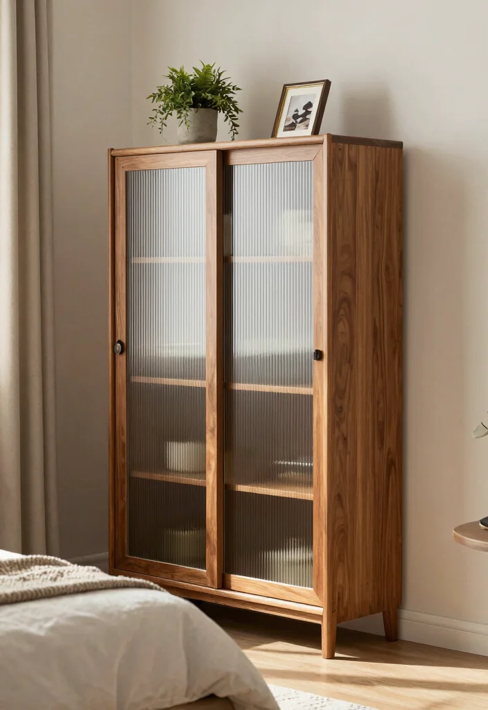 15 Cabinet Design Ideas for Bedroom Modern Smart Storage - 9. Compact Sliding Door Cabinets 1