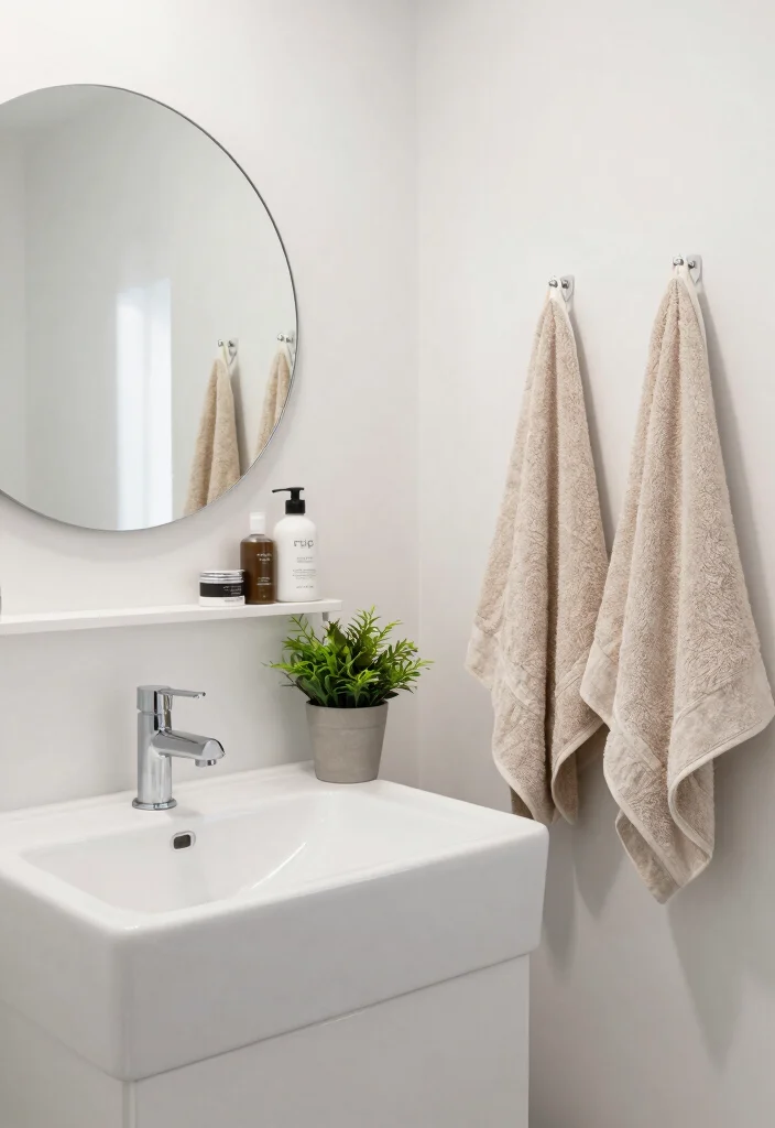 15 Dorm Bathroom Ideas For Small Shared Spaces - 4. Go for a Minimalist Aesthetic 1