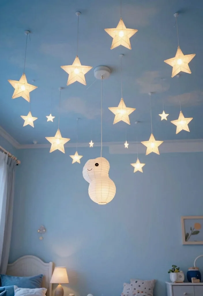 15 Fairy Room Decor Bedroom Ideas Magical Cozy Charm - 14. Enchanting Ceiling Decor 1