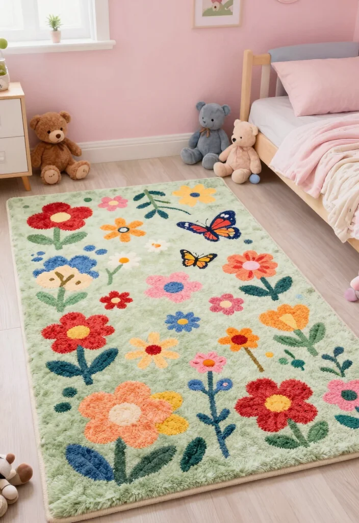 15 Fairy Room Decor Bedroom Ideas Magical Cozy Charm - 6. Delightful Themed Rugs 1