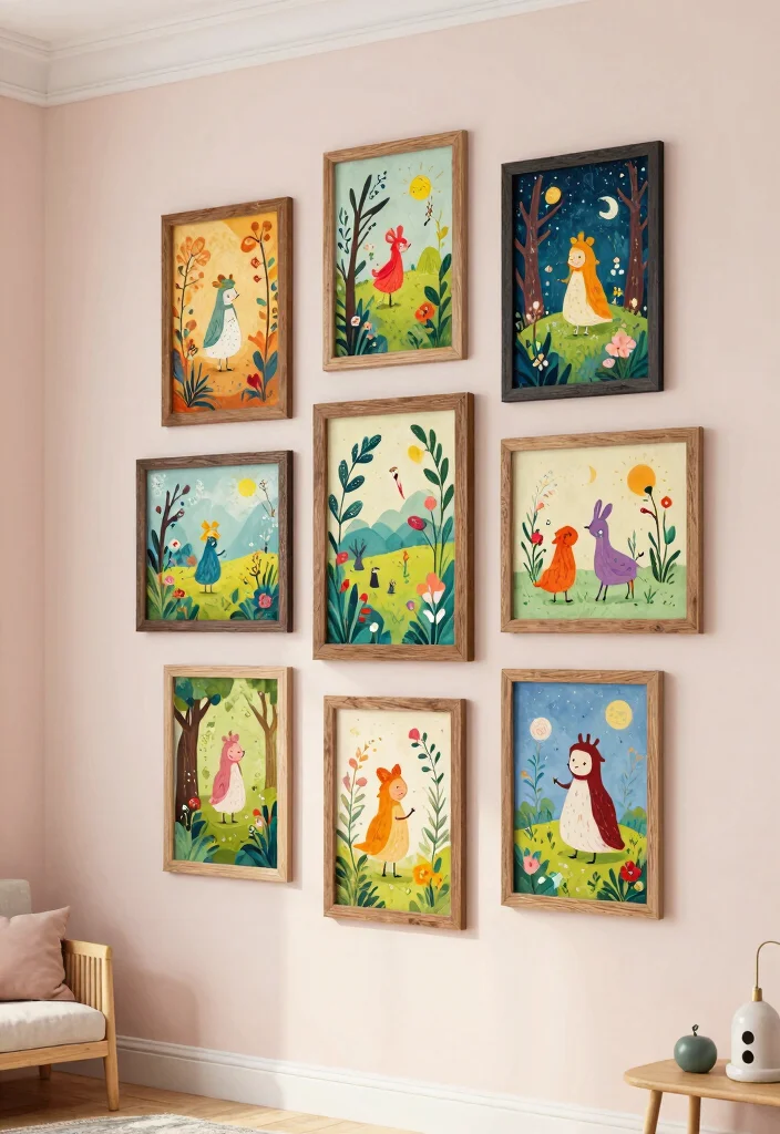 15 Fairy Room Decor Bedroom Ideas Magical Cozy Charm - 9. Whimsical Art and Prints 1