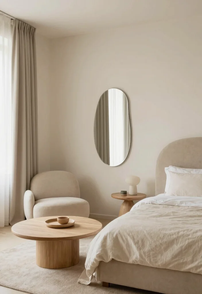 15 Green and Terracotta Bedroom Ideas Earthy Warm Contrast - 10. Organic Shapes and Lines 1