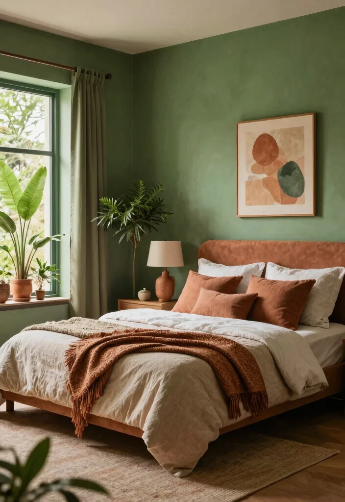 15 Green and Terracotta Bedroom Ideas Earthy Warm Contrast - Conclusion 1