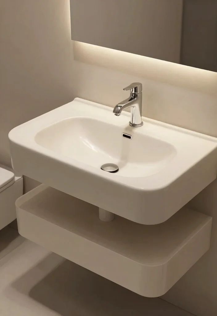 15 Ivory Bathroom Ideas With Soft Elegant Warmth - 13. Elegant Ivory Sinks 1