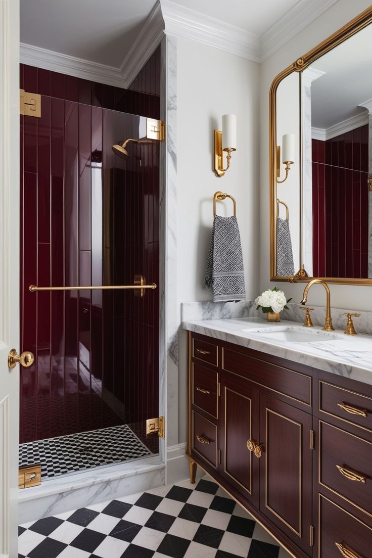 15 One Sink Bathroom Vanity Ideas For Compact Layouts - 8. Bold Color Choices 1