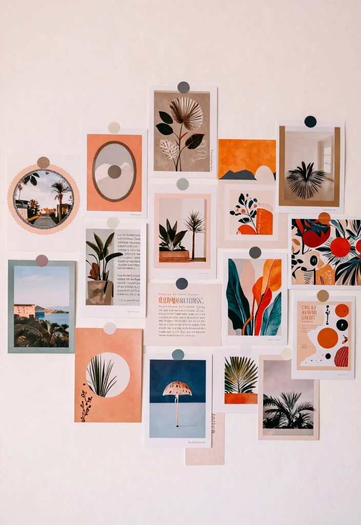 15 Photo Wall Collage Bedroom Aesthetic Ideas Personal Trendy Style - 2. Layering and Overlapping Photos 1