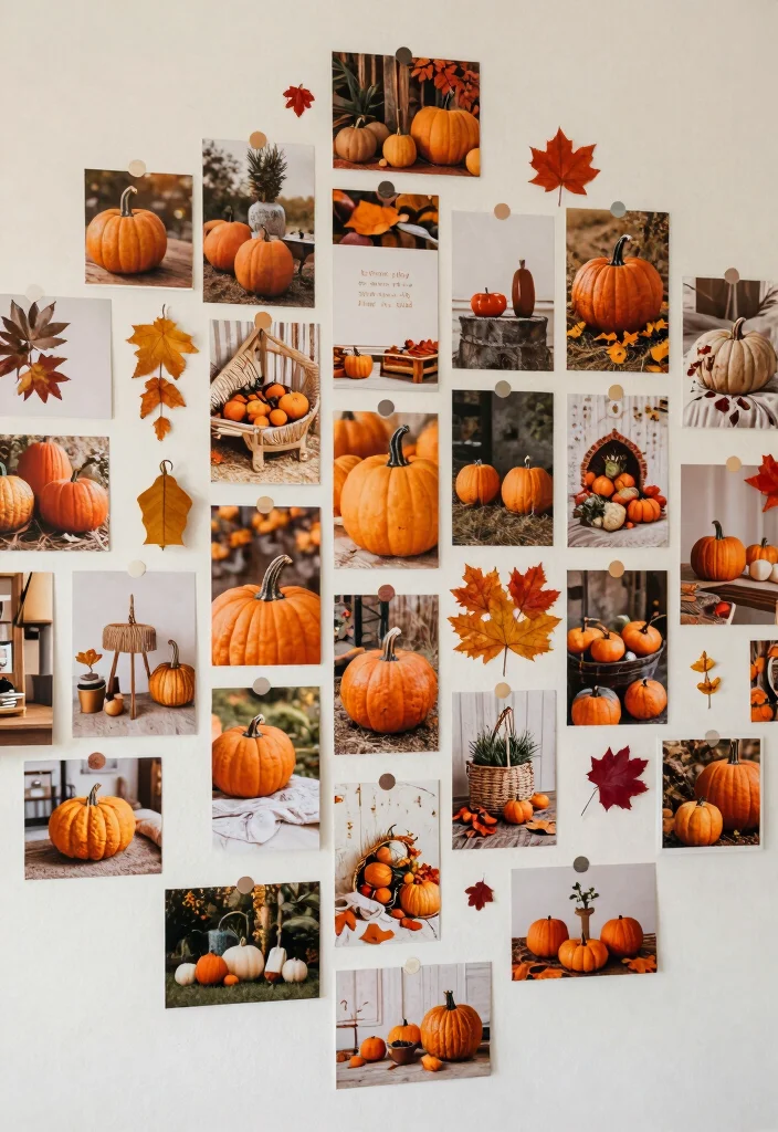 15 Photo Wall Collage Bedroom Aesthetic Ideas Personal Trendy Style - 6. Seasonal Swaps for Freshness 1