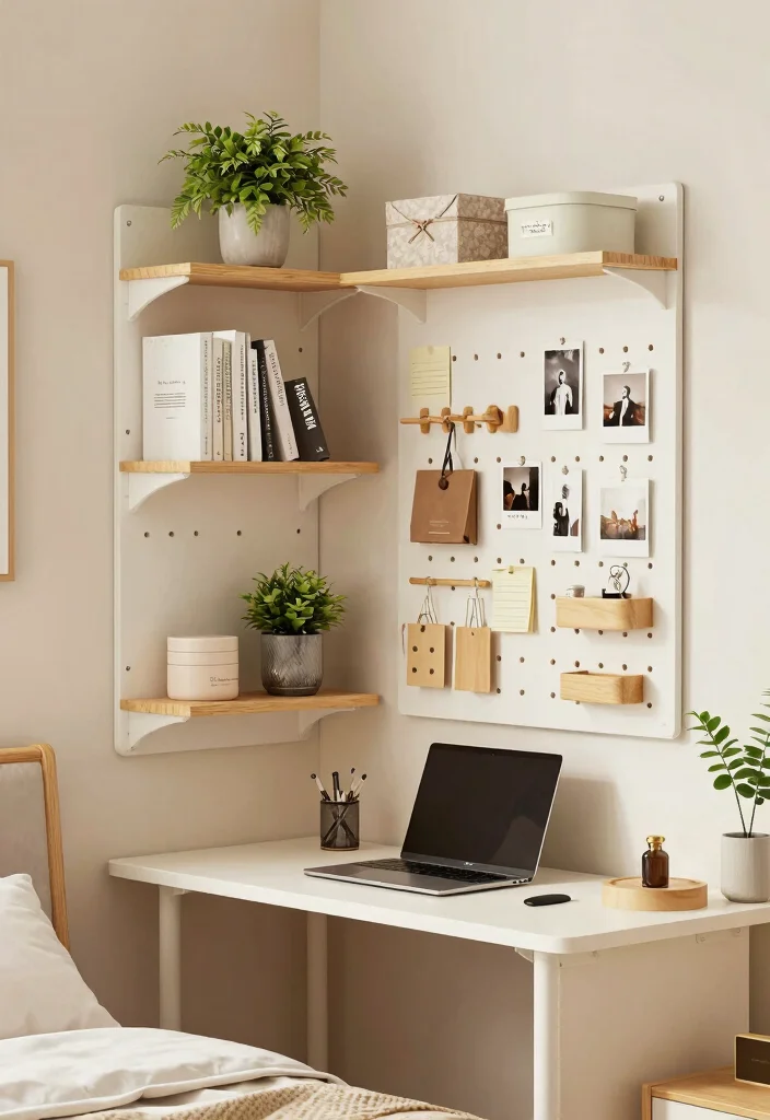 15 Small Desk Area in Bedroom Ideas for a Functional Study Nook - 6. Vertical Storage Solutions 1